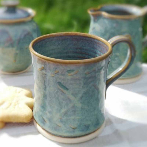 Castle Arch Pottery Handmade Irish Pottery Aran Mug CAP-0011 ShamrockGift.com