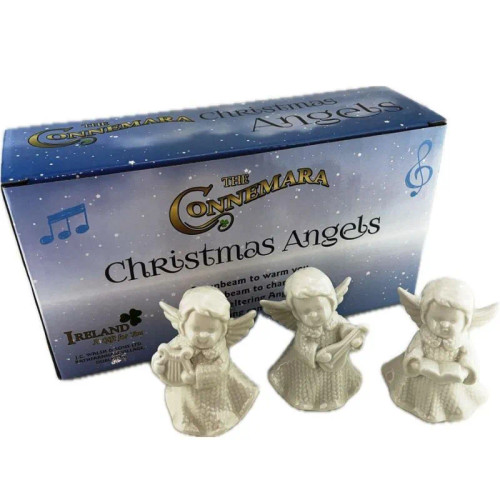 JCW-20824 Irish Angel Christmas Tree Decoration Set of 3 ShamrockGift.com