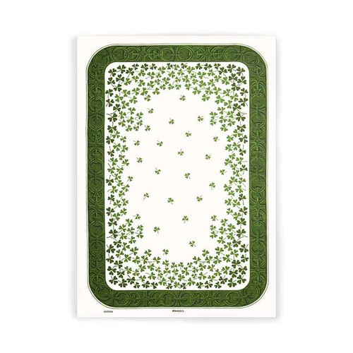 ILTT/TA Irish Cotton Shamrock Tea Towel ShamrockGift.com
