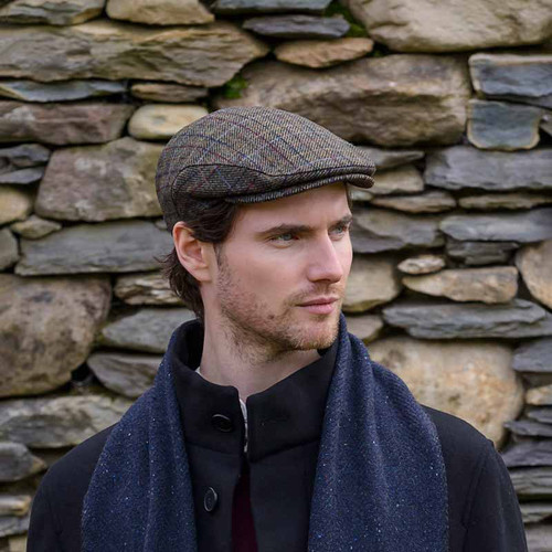 Irish Linen Flat Cap - Natural