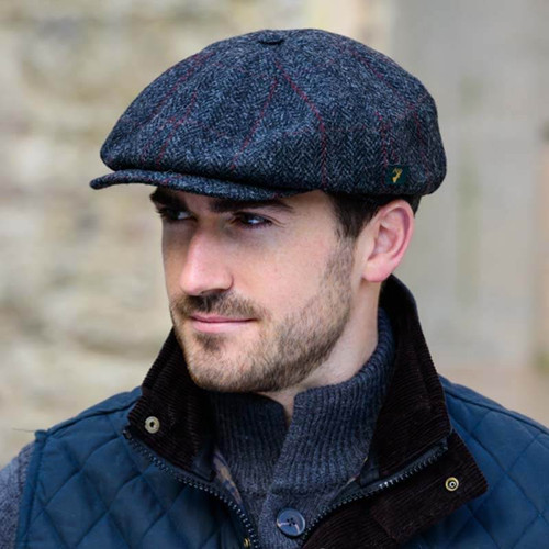 MWDC31 Charcoal Tweed Irish Newsboy Cap Studio ShamrockGift.com