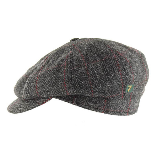 MWDC31 Charcoal Tweed Irish Newsboy Cap Studio ShamrockGift.com