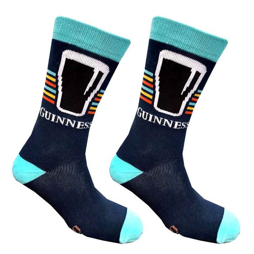 Guinness Pint Men's Socks Blue G9342 ShamrockGift.com