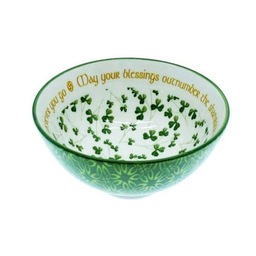 Irish Shamrock Collection Set of 2 Bowls CL-104-433&CL-104-42 Shamrockgift.com