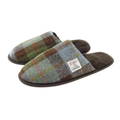 Harris Tweed MacleoSlippers GA-LB6001-COL015 Shamrockgift.com