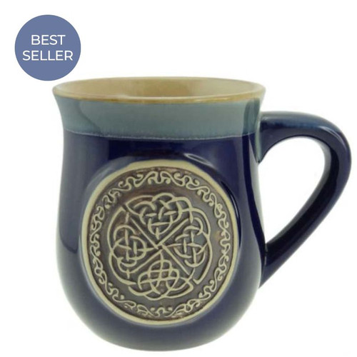 Celtic Knot Stoneware Mug  GA-PT1008 main ShamrockGift.com