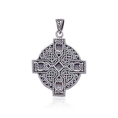 Celtic Cross Men's Pendant GS-TPGD904783-set ShamrockGift.com