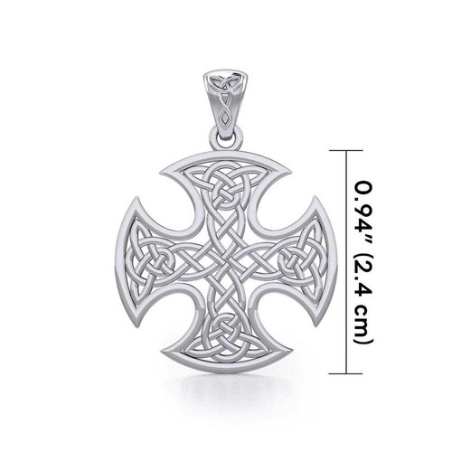 Trinity Knot Celtic Cross Pendant GS-TPDG9861-set Shamrockgift.com