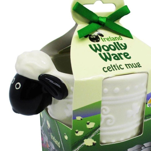 Clara Woolly Ware Mug Close Up ShamrockGift.com