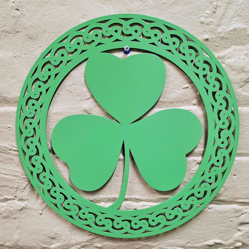 Shamrock Irish Wall Decor EWH125-Green ShamrockGift.com
