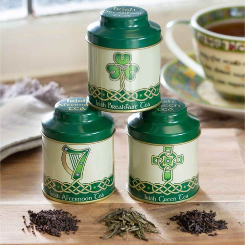 CL-100-11 Set of 3 Irish Tea Cadies Kitchen ShamrockGift.Com