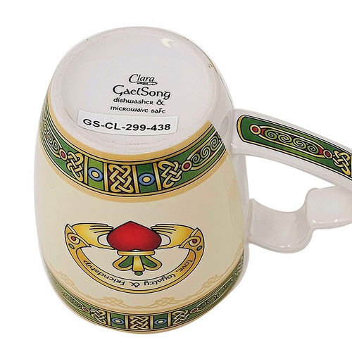 GS-CL-299-438 Claddagh Ring Irish Mug Shamrockgift.com