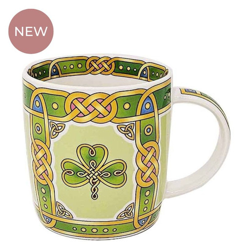 GS-CL-298-443 Shamrock Celtic Knots Mug mainShamrockgift.com