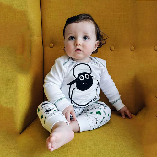 T7566 Black Sheep Irish Baby Sweatshirt Shamrockgift.com