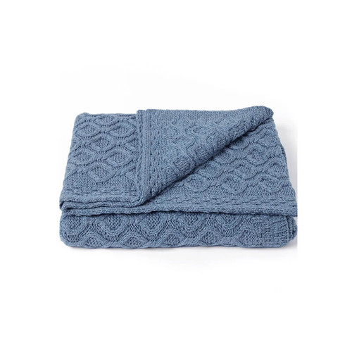 B329385-ONE Supersoft Merino Aran Throw Shamrockgift.com