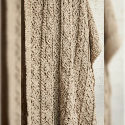 B231371-ONE Supersoft Merino Diamonds Throw Shamrockgift.com