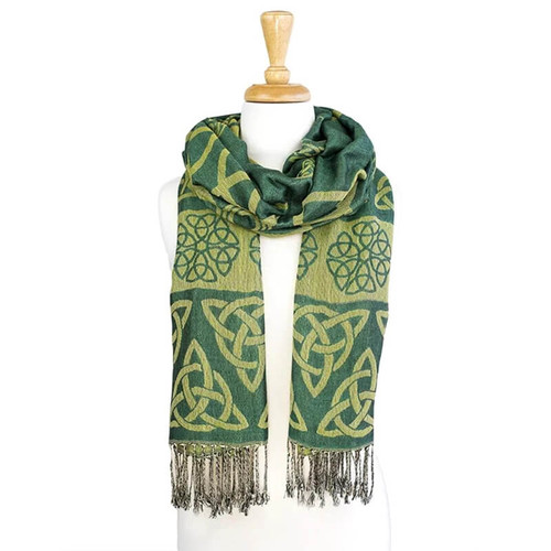 BIL-BC1801-02 Trinity Celtic Knot Ladies Scarf ShamrockGift.com