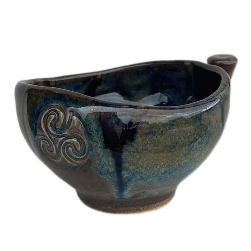 CDR-D10 Hand Thrown Irish Pottery Soup Bowl ShamrockGift.com