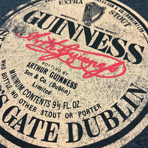 G1349 Guinness Trademark Men's T-Shirt ShamrockGift.com