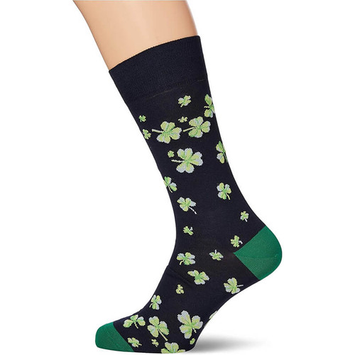 PF7399 Men Navy Shamrock Socks ShamrockGift.com