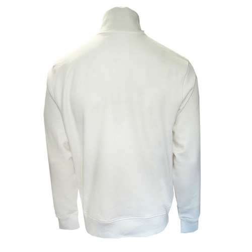 G5229 White Guinness Half Zip Men's Shirt ShamrockGift.com
