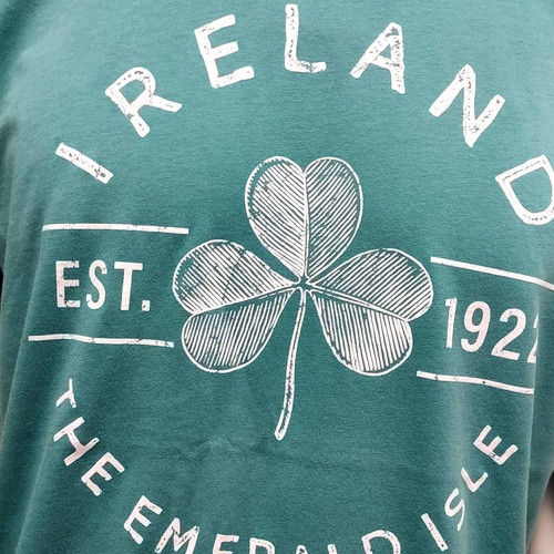 T4224 The Emerald Isle  Shamrock Ladies T-Shirt ShamrockGift.com
