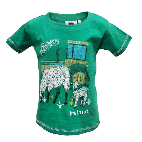 T7640 Ireland Farm Kids T-Shirt ShamrockGift.com