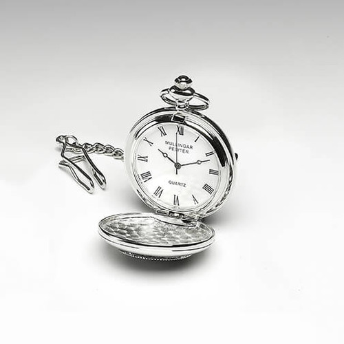 P246 CLAD-1 Irish Claddagh Pocket Watch studio Shamrockgift.com