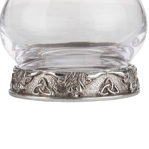 AEW-WT03 Highland Cow Tasting Glass Base Design ShamrockGift.com