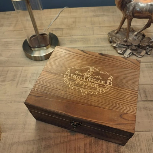 P377Sham Pewter and Crystal Shamrock Gift Set Irish Gift ShamrockGift.com