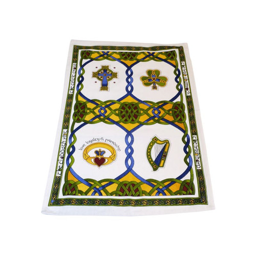 Royal Tara One Tea Towel - Emblems - Irish Weave CL-73-42 Shamrockgift.com
