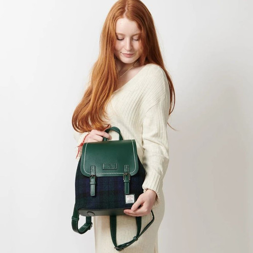 ISL-8800CBLTTL00  Harris Tweed Backpack Lifestyle ShamrockGift.com