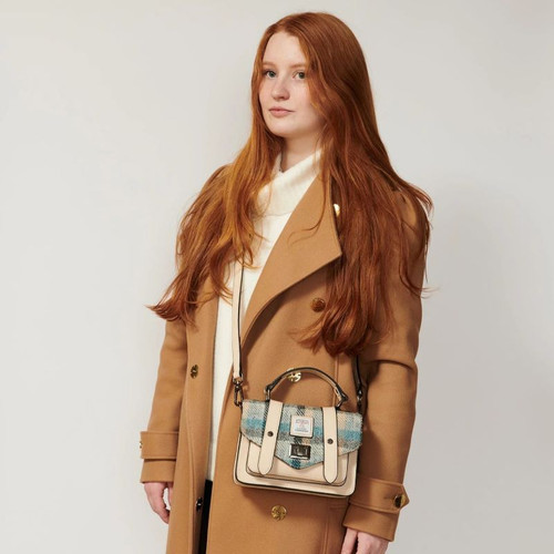 ISL-8311 Harris Tweed Ladies Mini Satchel Lifestyle Islander ShamrockGift.com