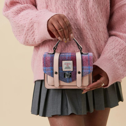 Islander Harris Tweed Tartan Satchel - Mini