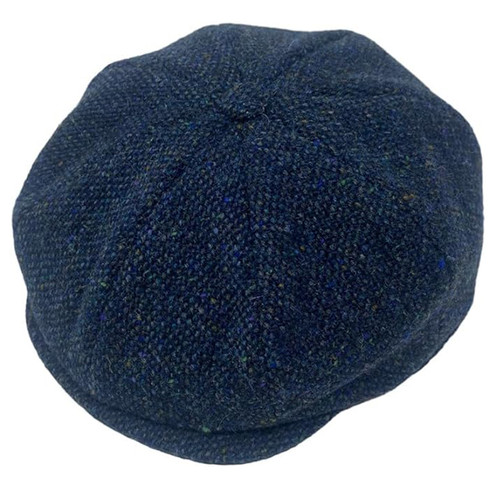 CON2 Woolen Tweed Newsboy Cap Navy ShamrockGift.com
