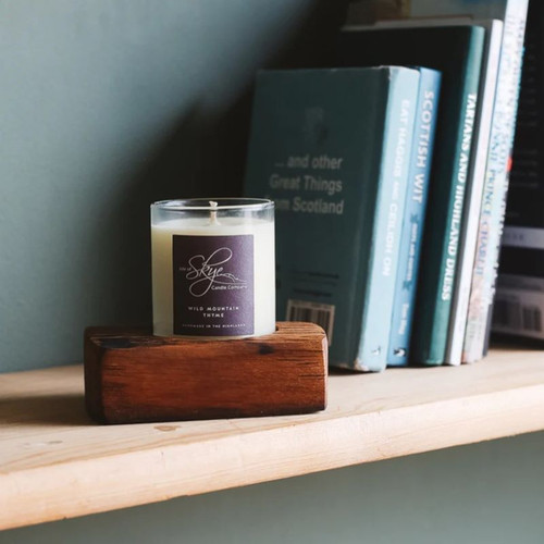 SC-M-WMT Wild Mountain Thyme Candle Lifestyle ShamrockGift.com
