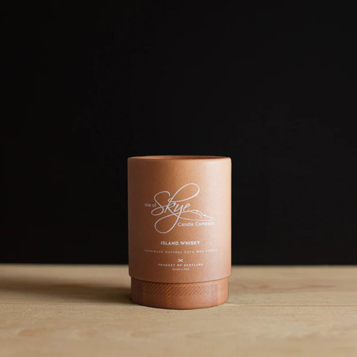 SC-IW Island Whisky Candle Orange ShamrockGift.com