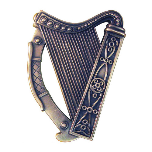 CS-0084-16 Irish Harp Wall art irish Gift ShamrockGift.com