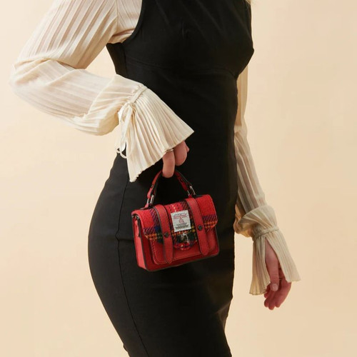 ISL-8301 Harris Tweed  Wee Satchel lifestyle ShamrockGift.com
