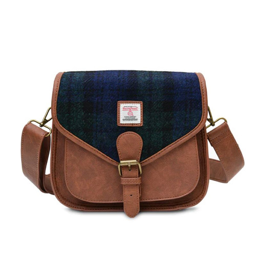 ISL-8320 Harris Tweed The Saddle Bag Back Watch Tartan ShamrockGift.com