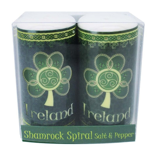 CL-87-9 Irish Shamrock Salt & Pepper Shakers Shop online on ShamrockGift.com