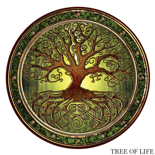 NC-CPMS16 TREE of LIFE Design Cork Irish Themed Placemat ShamrockGift.com