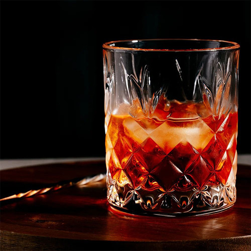 G350064 Crystal Whiskey Glasses Set of 4 Lifestyle ShamrockGift.com