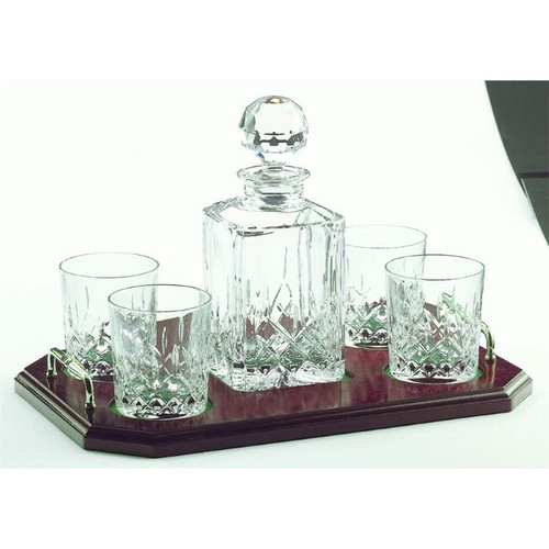 G25180 Galway Crystal Longford Decanter Set ShamrockGift.com