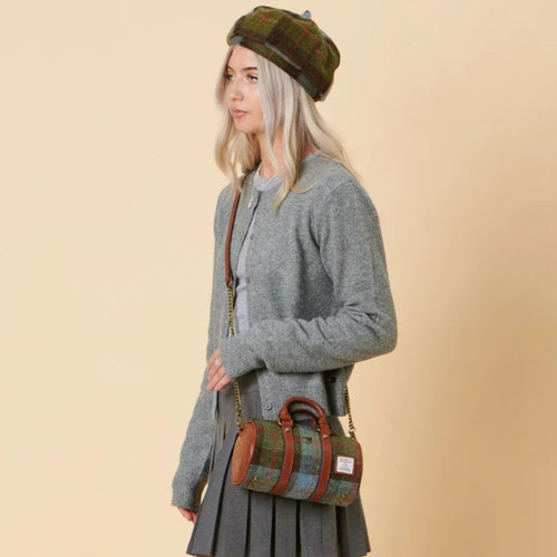 HI-Set-390-CBLTTL00 Harris Tweed Edinburgh Bags with Plaid Design Lifestyle ShamrockGift.com