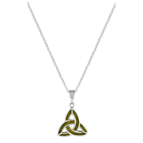 JCW-10803 Trinity Knot Design Connemara Marble Jewelry Studio ShamrockGift.com