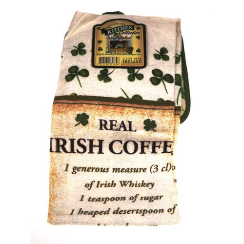 JCW-5184 Coffee Recipe Design Irish Kitchen AccessoriesShamrockGift.com