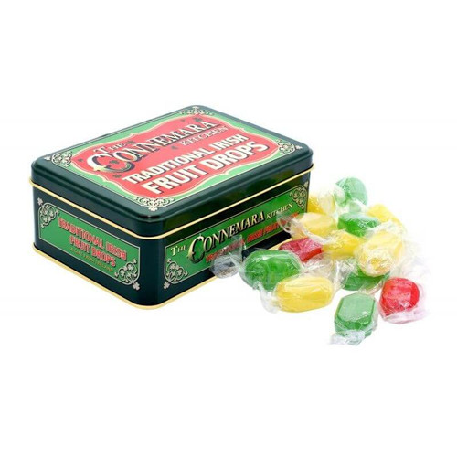 JCW-80602 Traditional Irish Sweets Fruity Drops Tin BoxShamrockGift.com