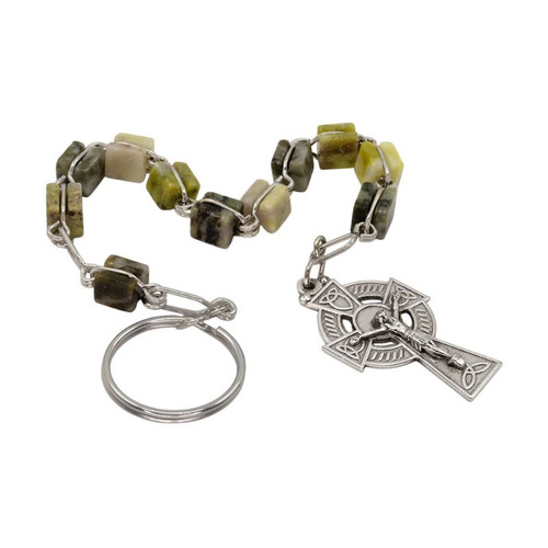 JCW-PB10199 Handcrafted Single Decade Beads Irish Rosary Studio ShamrockGift.com