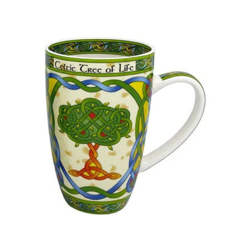 CL-73-589 Bone China Celtic Tree of Life Mug Studio ShamrockGift.com